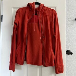 lululemon athletica Red Utility Jacket Size 8
